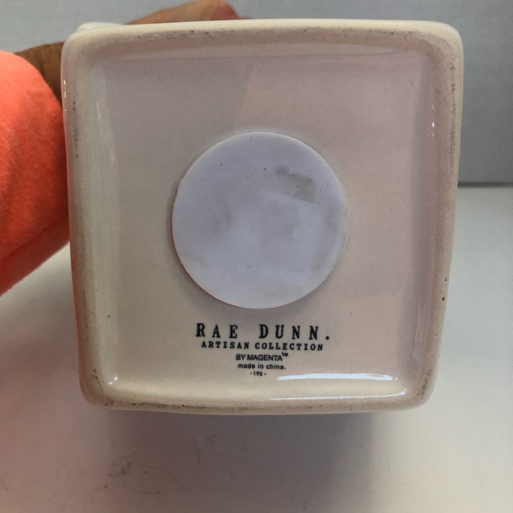 Rae Dunn COLLEGE FUND ceramic bank - Picture 4 of 4